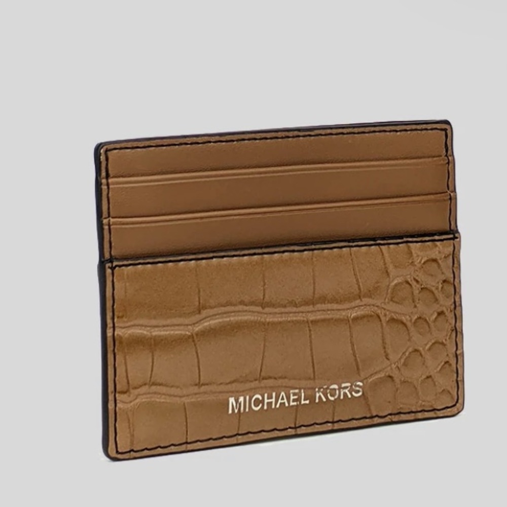 NWT Michael Kors Cooper Leather Card Case - Picture 4 of 9